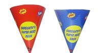 Superhero Theme Birthday Popcorn Cones